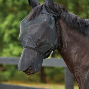 Fliegenmaske mit Genickriemen